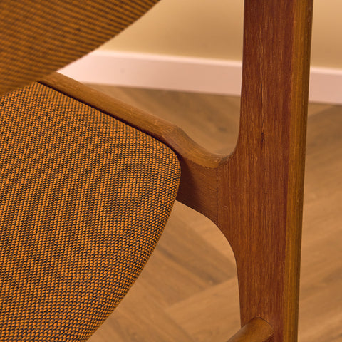 Danish set of 6 dining chairs by Erik Buch for Nova Stolefabrik