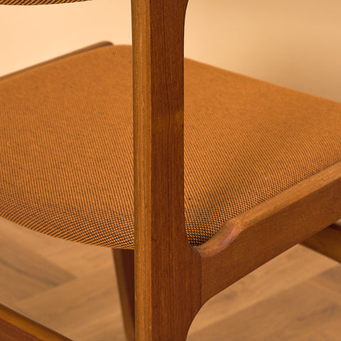 Danish set of 6 dining chairs by Erik Buch for Nova Stolefabrik