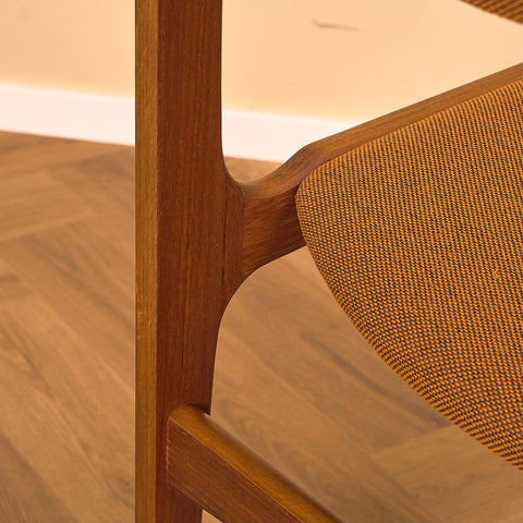 Danish set of 6 dining chairs by Erik Buch for Nova Stolefabrik
