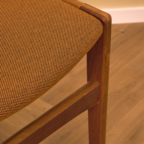 Danish set of 6 dining chairs by Erik Buch for Nova Stolefabrik