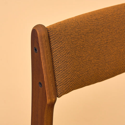 Danish set of 6 dining chairs by Erik Buch for Nova Stolefabrik