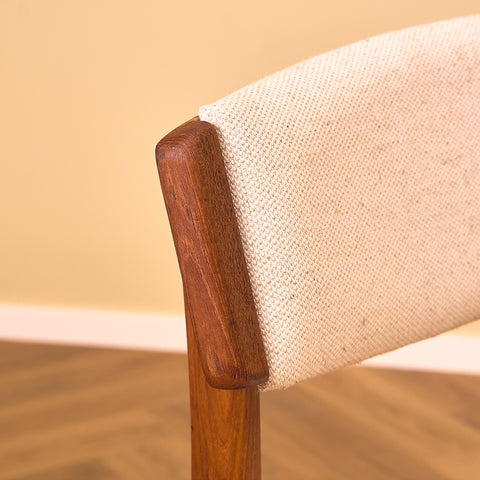 Danish dining chairs in teak, model 'Stol nr 4', by Thorsø Stole- och Møbelfabrik