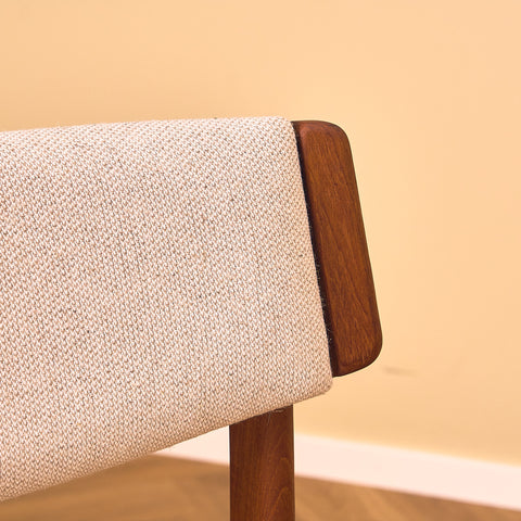 Danish dining chairs in teak, model 'Stol nr 4', by Thorsø Stole- och Møbelfabrik