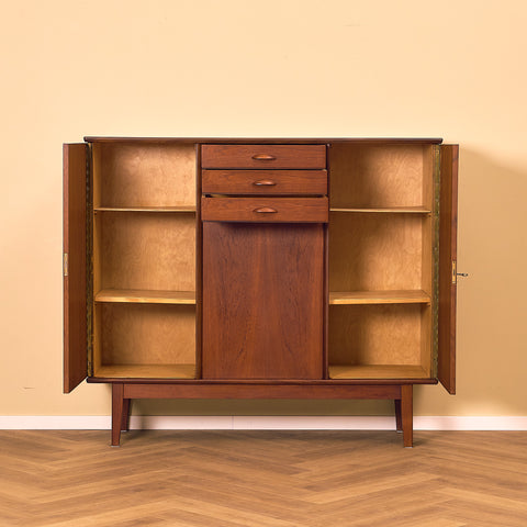 Swedish highboard in teak