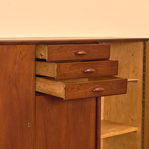 Swedish highboard in teak