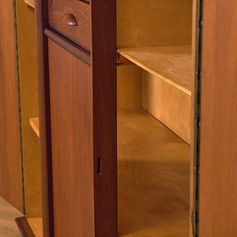 Swedish highboard in teak