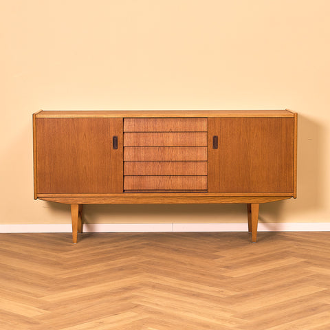 Swedish sideboard in teak and oak