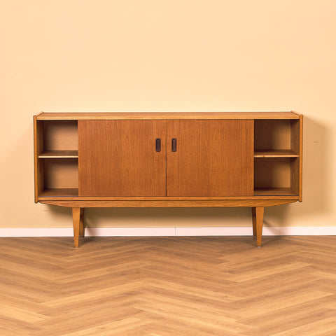 Swedish sideboard in teak and oak