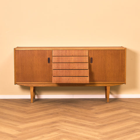 Swedish sideboard in teak and oak