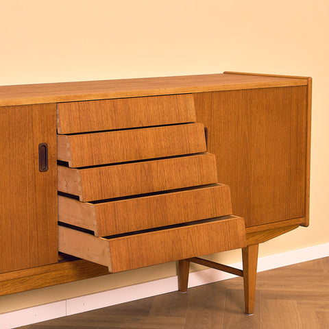 Swedish sideboard in teak and oak