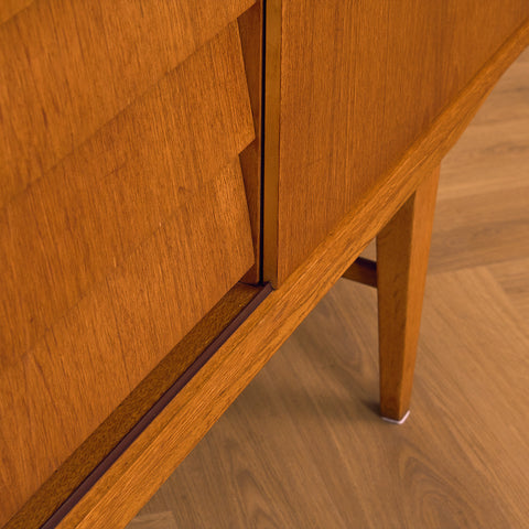 Swedish sideboard in teak and oak