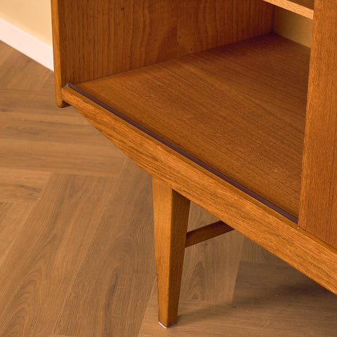 Swedish sideboard in teak and oak