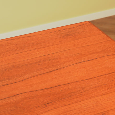 Swedish small dining table in teak & beech