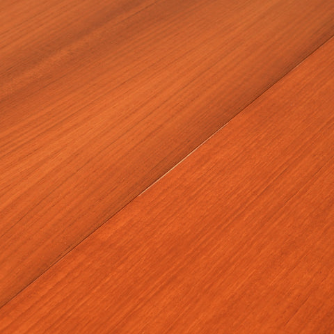 Swedish dining round table in teak & beech