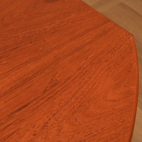 Finnish dining table in teak by Olof Ottelin