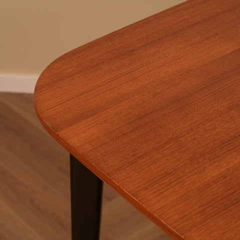 Swedish dining table in teak