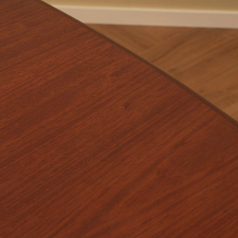 Danish oval dining table in mahogany by Skovby Møbelfabrik